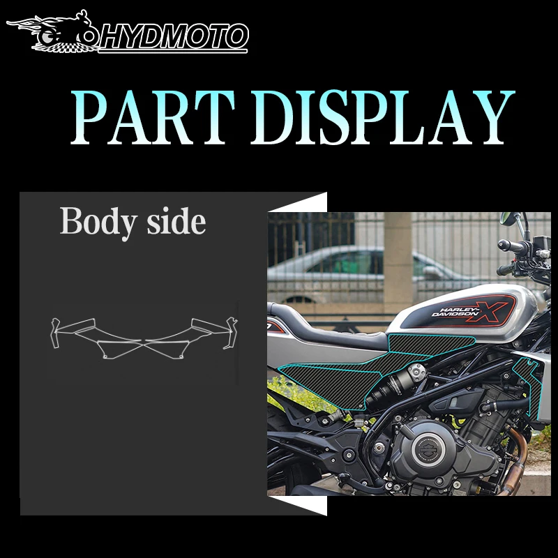 For Harley Davidson X350 Carbon fiber protective film for car body all body film anti scratch modification accessories