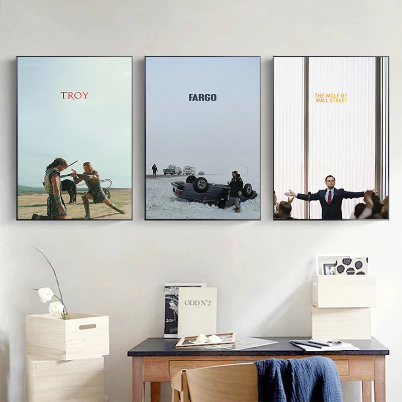 Minimalist Classic Movie Collection Kill Bill /Oldboy Print Poster Canvas Painting Wall Art Picture Movie Lovers Home Decor Gift