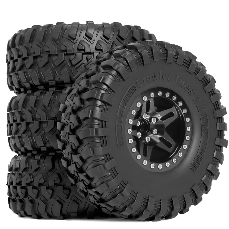 

2.2 in Wheel Tires for 1/10 II 90046 III AXI03007 Pro TRX4 TRX6 Gen7 Gen8 D90 VS4-10 MST CFX RC Crawler