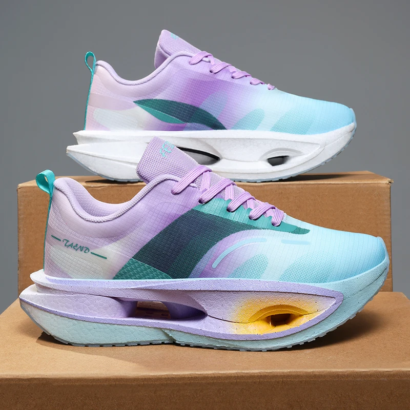 

2025 новые кроссовки на всю длину с карбоновой пластиной для мужчин и женщин, новые студенческие гоночные амортизирующие кроссовки 2025 года для мужской футболки