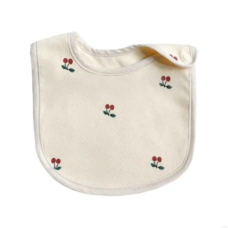 

63HE Baby Feeding Bibs Drooling Bib Breathable Infant Saliva Towel 6-shaped Cotton Burp Cloth for 1-3Y Toddlers Kid