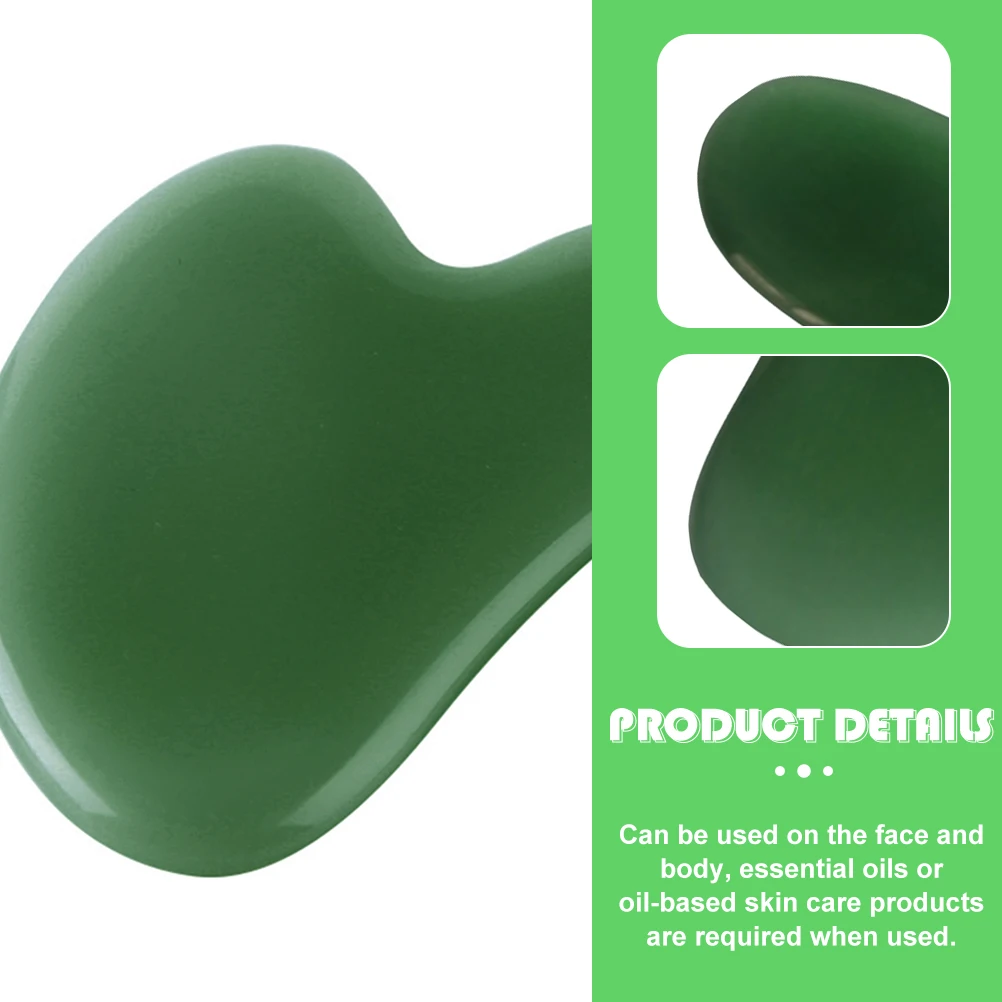 

Jade Scraping Massage Board Gua Sha Facial Tool for Men Women Teens Promotes Skin Care Absorption Holiday Gift Choice