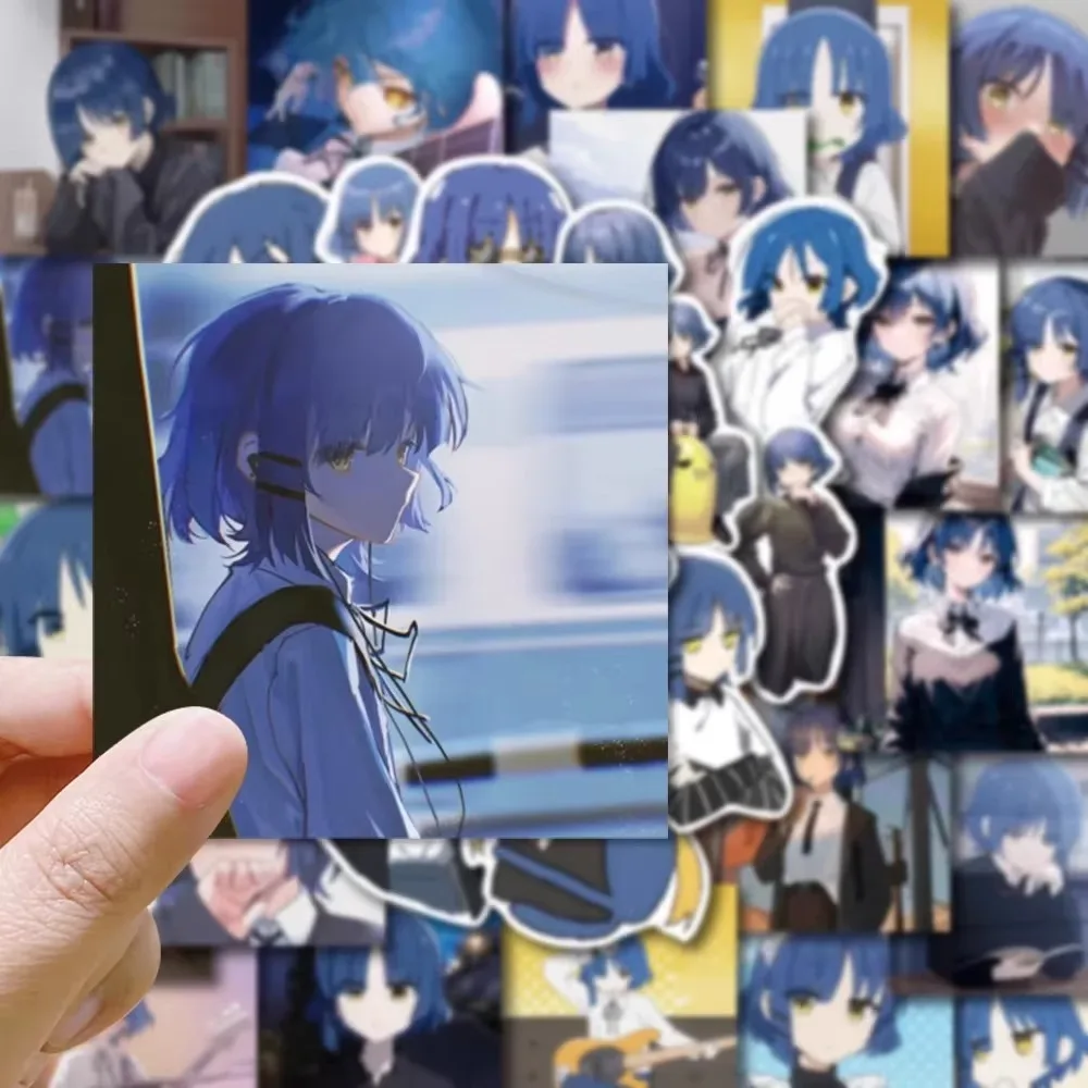 63 قطعة شخصيات Kawaii أنيمي موسيقى الروك فتاة يامادا ريو ملصقات الديكور لوازم الفن القرطاسية صائق