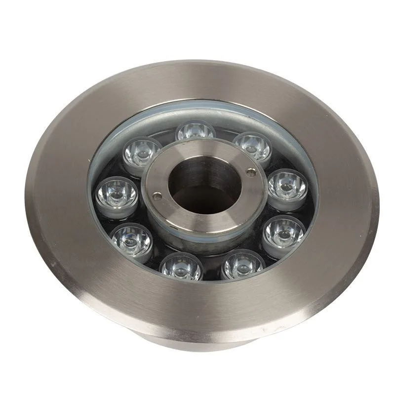 Stainless steel led outdoor waterproof pool hole underwater spotlight colorful 24V12V underwater light