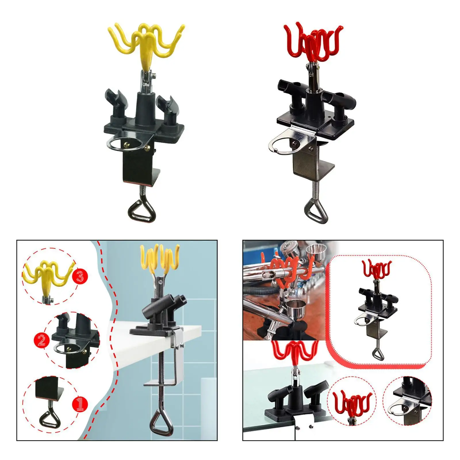 

Airbrush Stand Airbrush Holder Station for Tabletop for Garage Workspace Stable