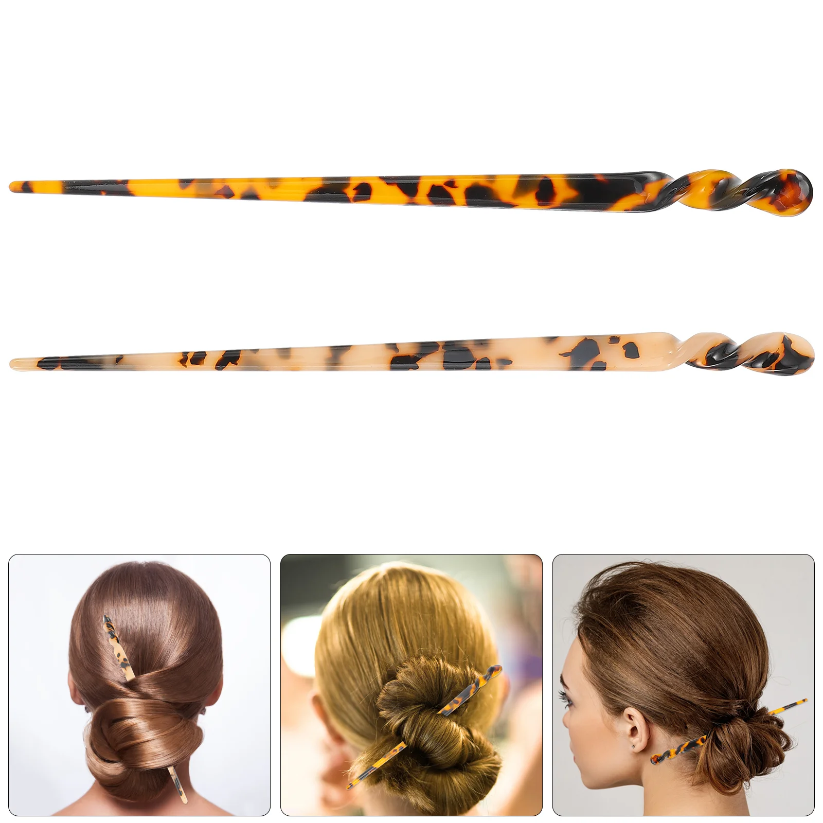 

2 шт. аксессуары для волос в винтажном стиле, заколки для женщин, надежный захват, простота в использовании, элегантный вид, долговечность