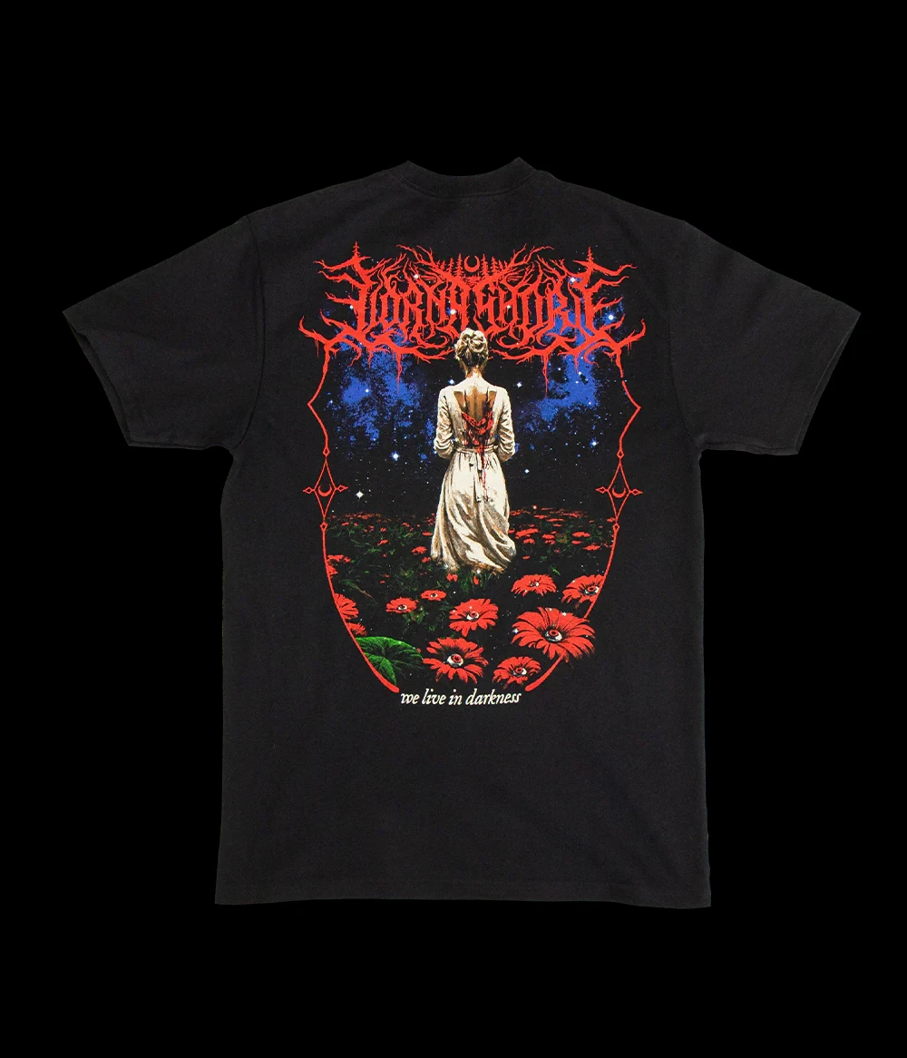 Camiseta de algodón con estampado de letras de la banda Lorna Shore 2026, ropa de calle vintage, moda de verano, informal, unisex