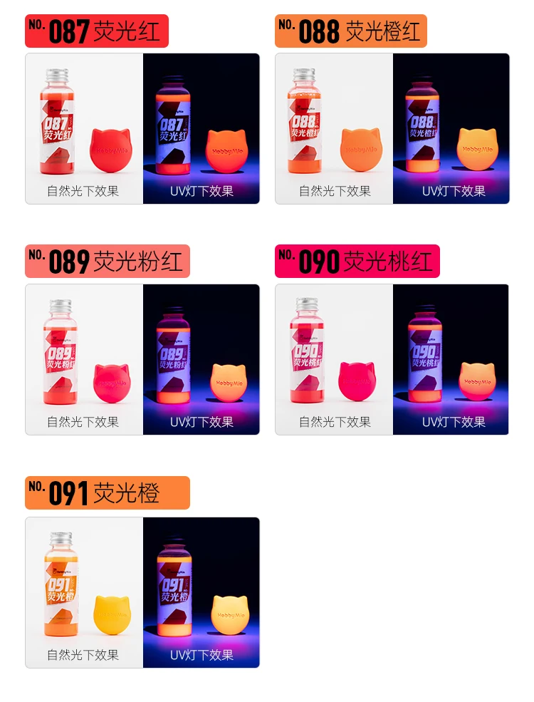 

Флуоресцентная цветная краска, маслянистая модель пигмента, предварительно смешанная краска HOBBY MIO, предварительно разбавляющаяся краска-спрей, раскраска «сделай сам», HOBBY MIO