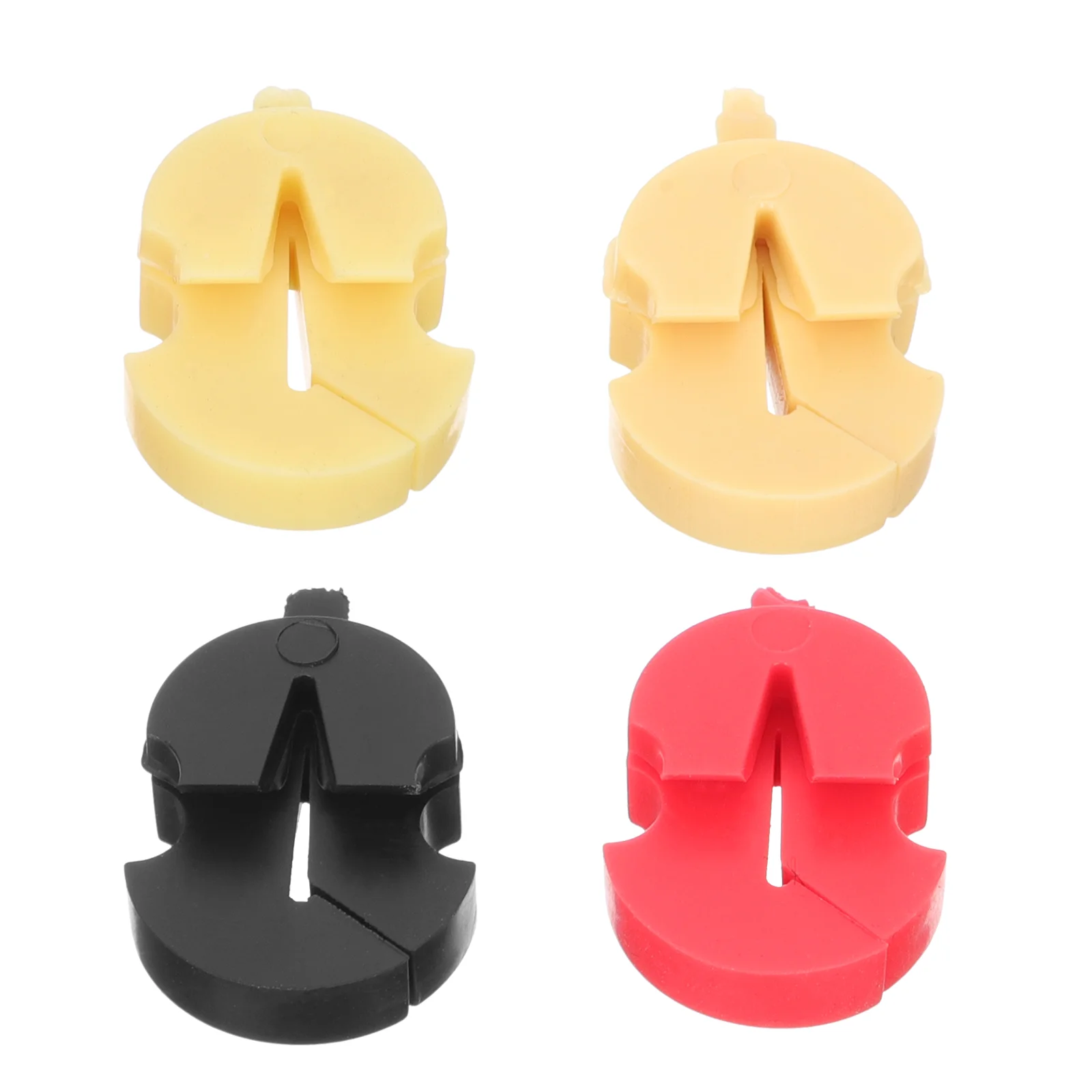 

4 Pcs Violin Mute Special Sordine Fiddles Silencers Rubber Mutes Devices Musical Instrument Accessories