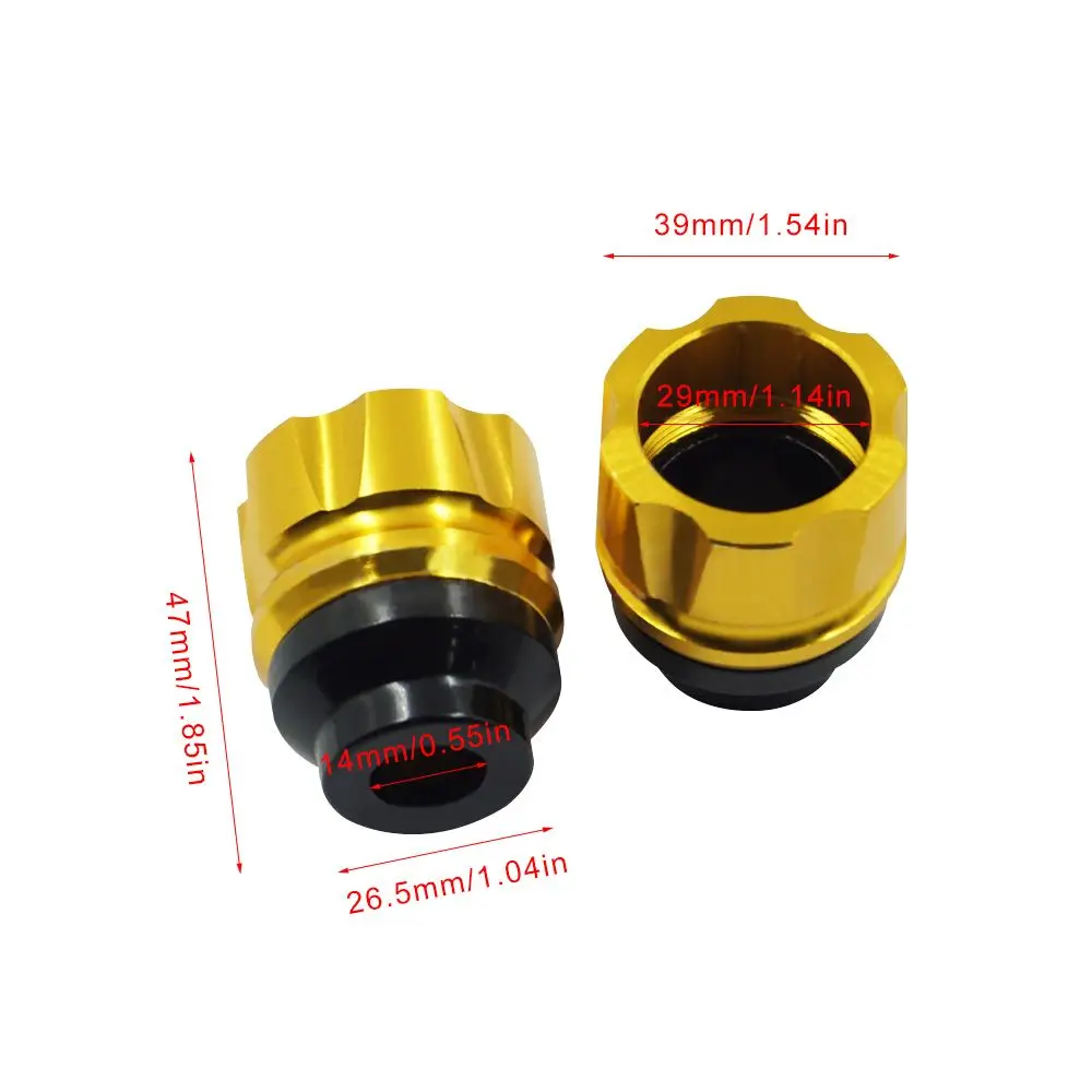 Motorbike Decoration Aluminum Alloy E-Bike Anti Crash Protector Shockproof Electric Scooter Accessories Slider Cups