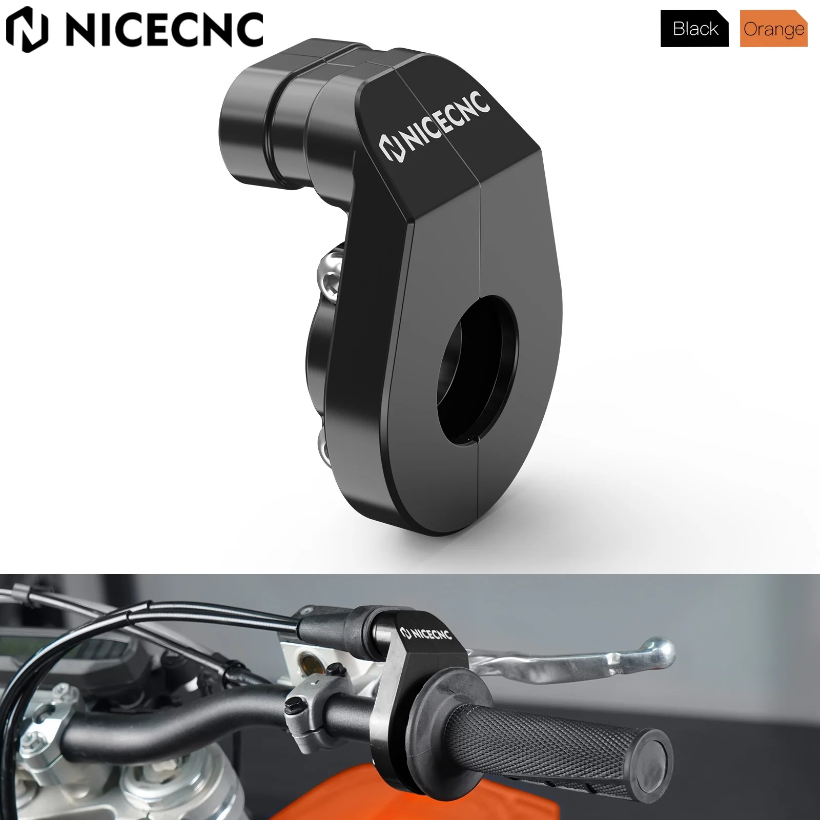 

NICECNC для Husqvarna 2024 TE 300 FE TE 300 350 400 501 450 250 150 125 FC FX TX TC Корпус управления дроссельной заслонкой Базовая крышка Алюминий