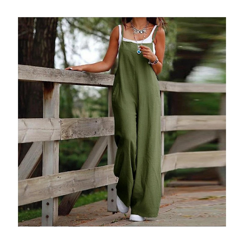 Sudeste asiático cross-border 2024 faionable casual feminino ket ter terno de uma peça poliéster calças compridas comprimento midi