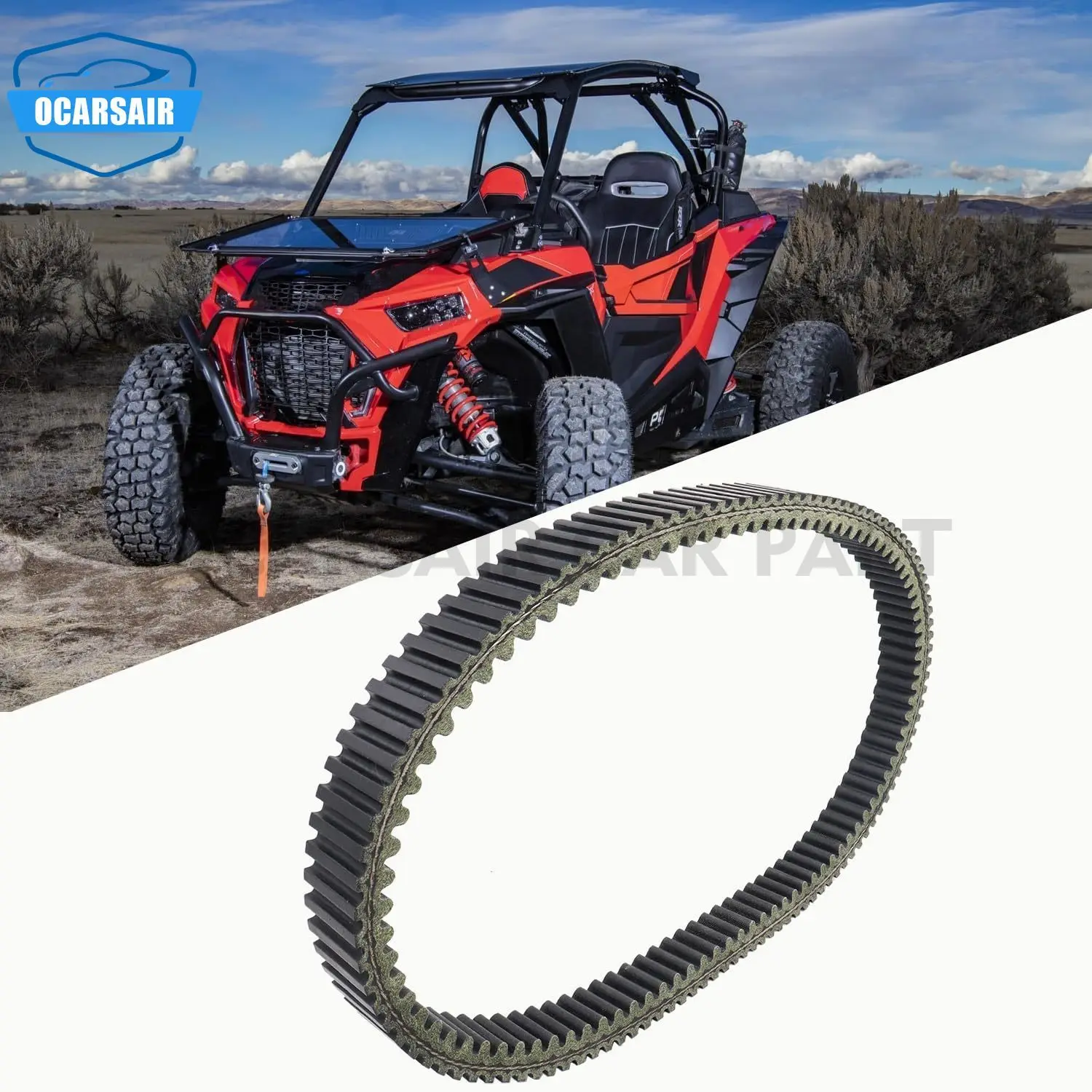 3211180 Drive Belt Heavy Duty Compatible with Polaris RZR 1000 900 XP XP4 2014-2021/ RZR S 900 1000 XP XP4 2015-2020 3211180