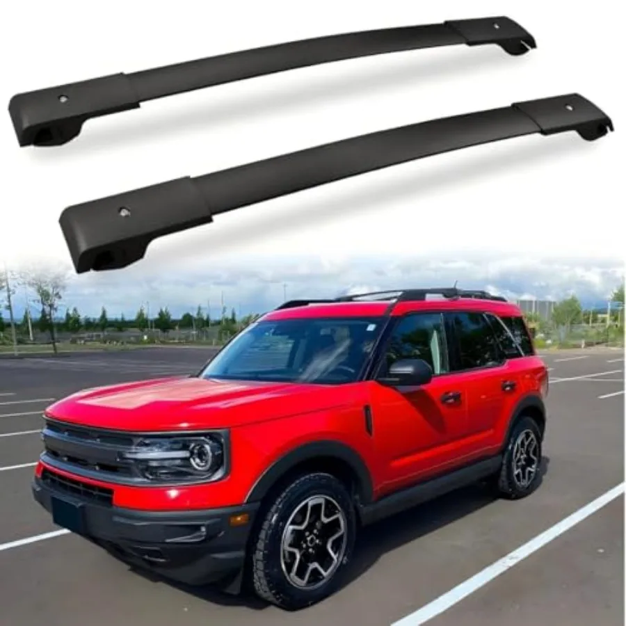 

Roof Rack Cross Bars Compatible with Ford Bronco Sport on Road 2020-2026 Base and Big Band Rails Models for Kayak Luggage ski B