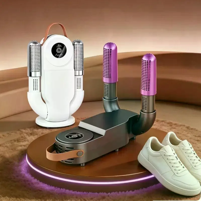 1Pcs Portable Automatic Fast Drying All-in-1 Smart Shoe Dryer With Smart Timer Function Perfect For Home And Dorm Living