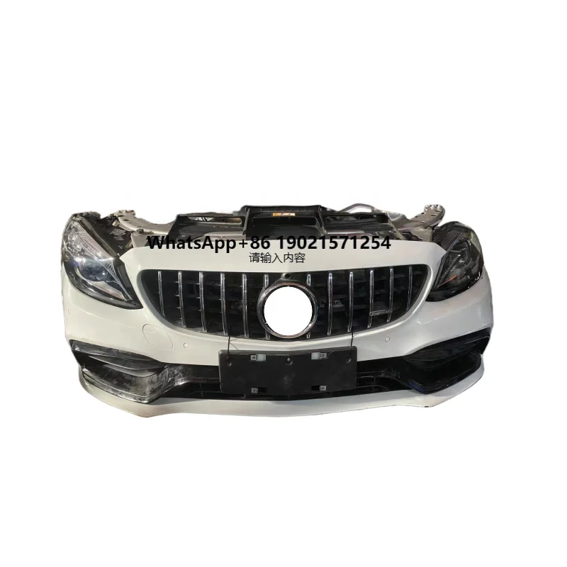 

For Mercedes Benz C63 AMG W205 Front Bumper Assembly with Radiator Car Bumpers Product