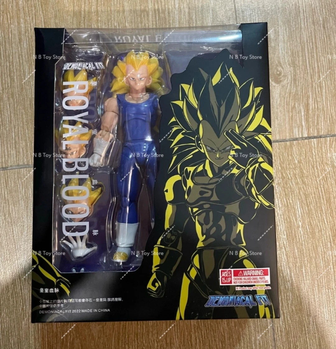

В наличии Dragon Ball Z SHF оригинальная фигурка Demoniacal Fit Shf 3 Vegeta Vader Royal Blood, игрушка в подарок, модель