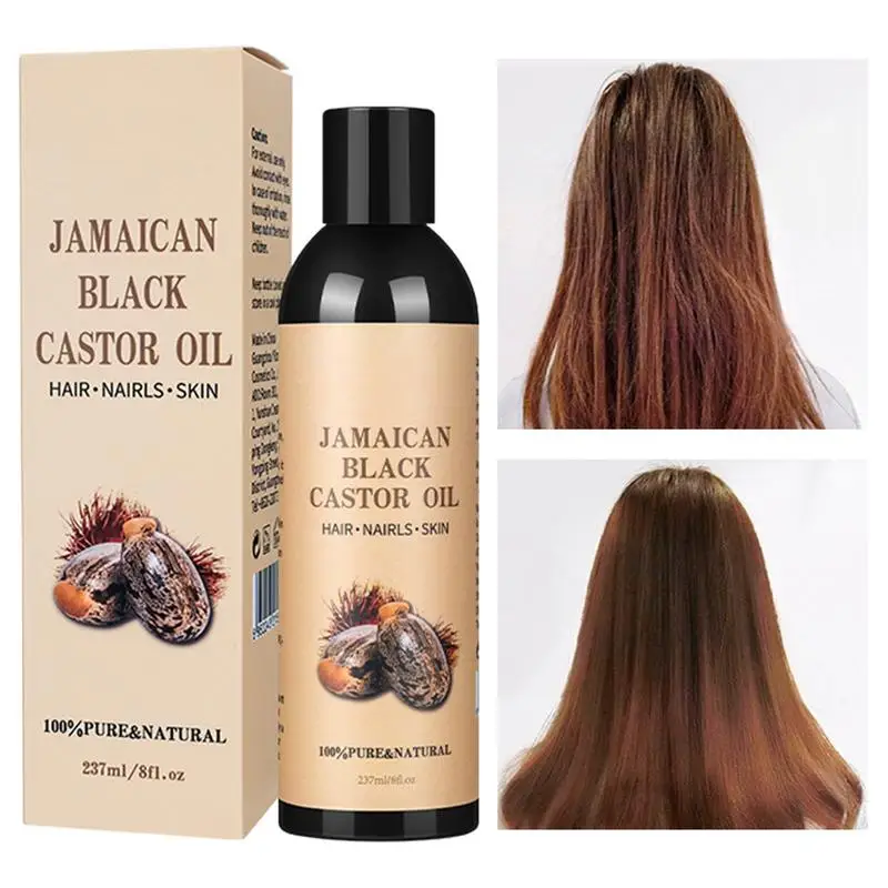 Black Castor Oil Hair Growth Eyelashes Eyebrows Hair And Body Care Oil Hair Growth Oil Castor Oil hair Scalp Strengthening Oil