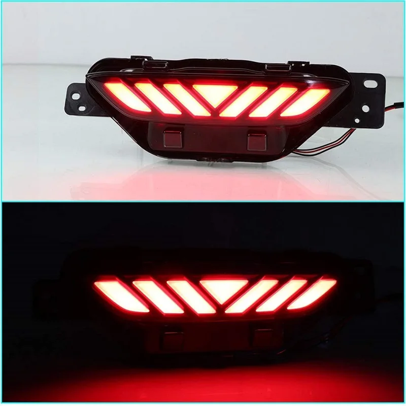 

Car Flashing Led Reflector Rear Bumper light For Toyota CHR C-HR 2016 2017 2018 2019 Fog Lamp Rear Brake Light Reverse light