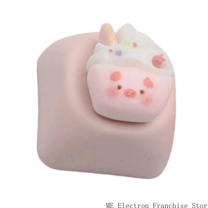 メカニカルキーボードのためのT5EA漫画豚のキーキャップ素敵な3D樹脂ESCキーキャップ