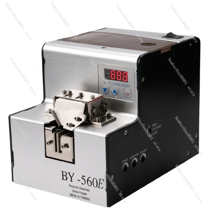 BY560E Automatic Screw Feeder Machine Digital Display Multi Section Counting Adjustable Track Screw Arranging Feeder