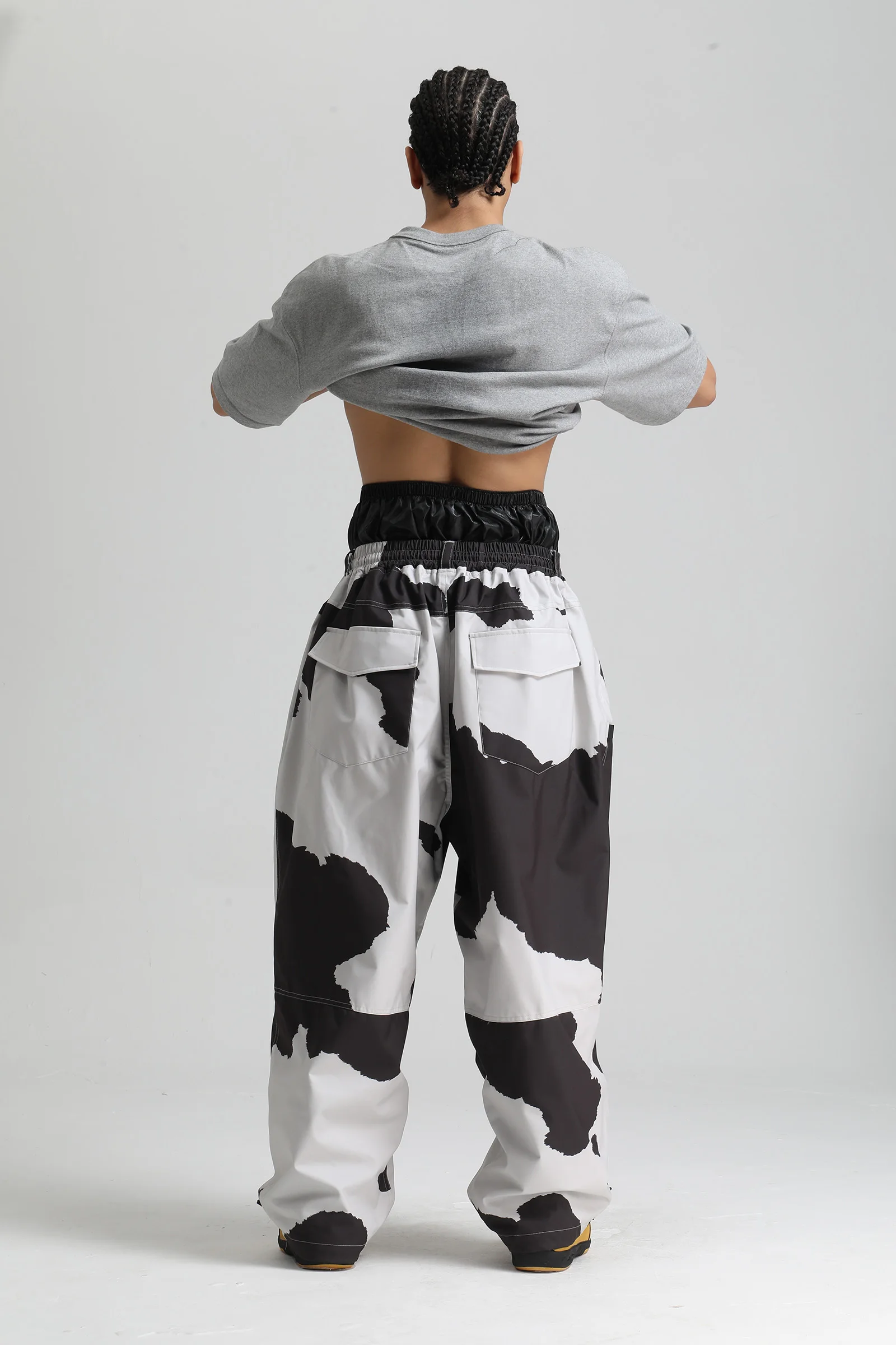 Gsou Snow 2025, Unisex-Cargohose mit lockerer Passform – wasserdichte, winddichte Snowboardhose für Damen und Herren, Winter-Schneeausrüstung – Detail 10