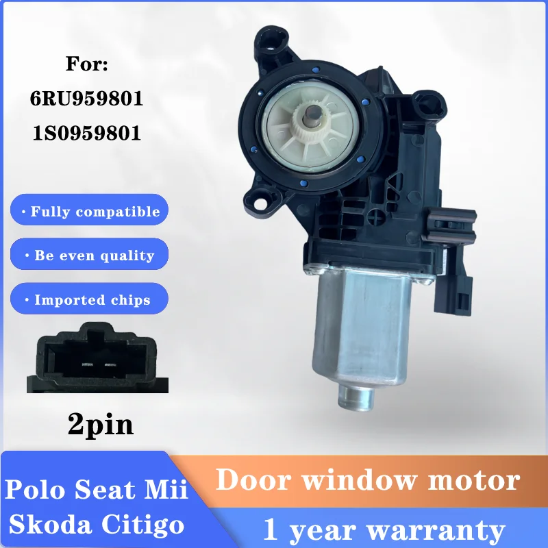 

6RU959801 For VW E-Up Skoda Citigo SEAT Mii Window lift motor New Car control motor Left front door6RU959802 1S0959802 1S0959801