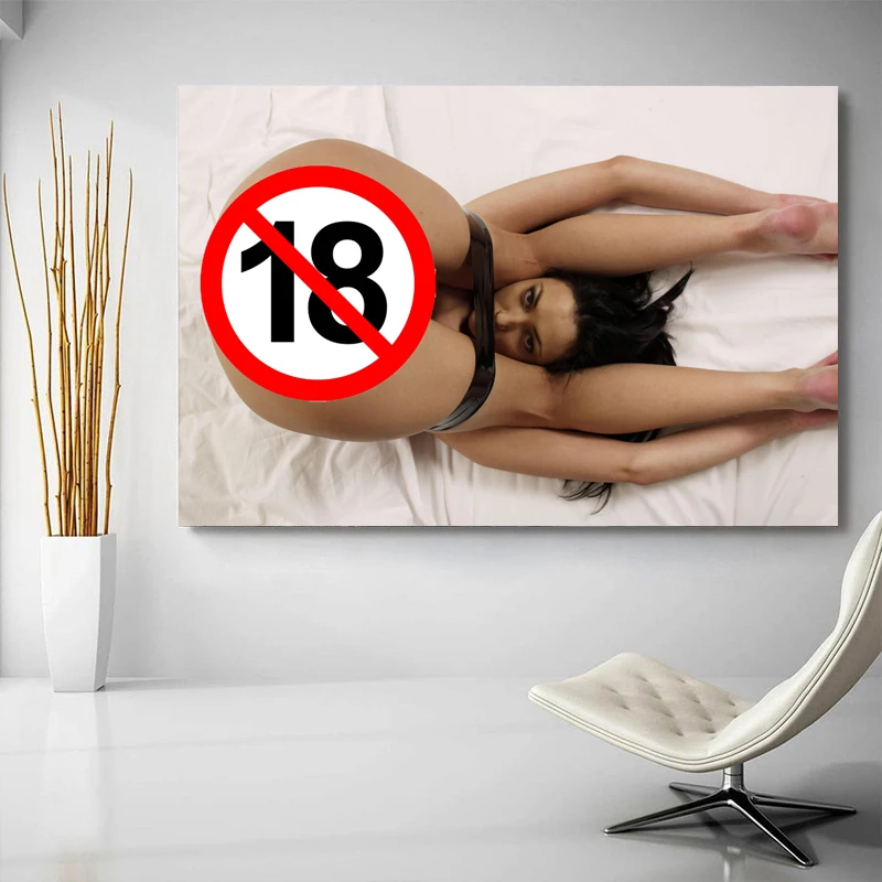 Exploring the Appeal of Sexy Hot Girl Without Clothes Art: A Review of the  Unframed Canvas Print