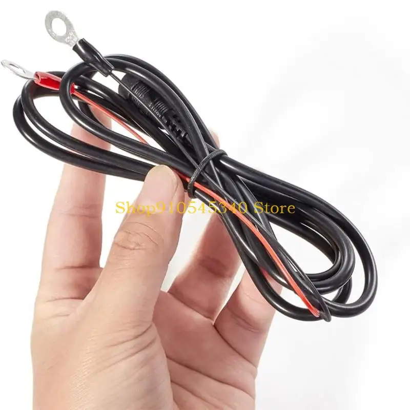 U2JA Flexible PVC Power Cord Electrical Cable With 10A Current Capacity For Motorbike Helmet Heating Mask And Snowmobile Goggles