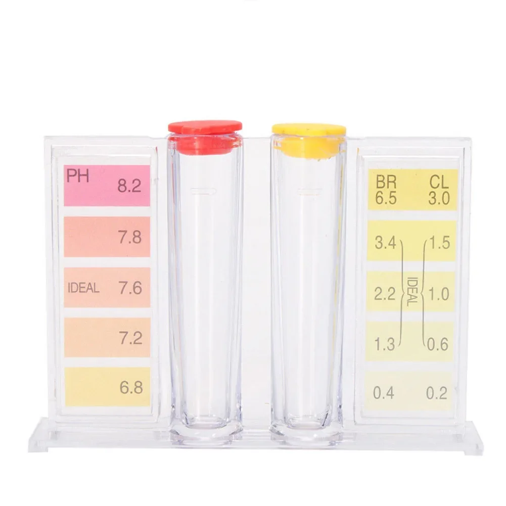 1 Set PH Chlorine Water Quality Test Kit PH residual chlorine test box  Hydrotool Testing Kit Accessories for Swimming Pool