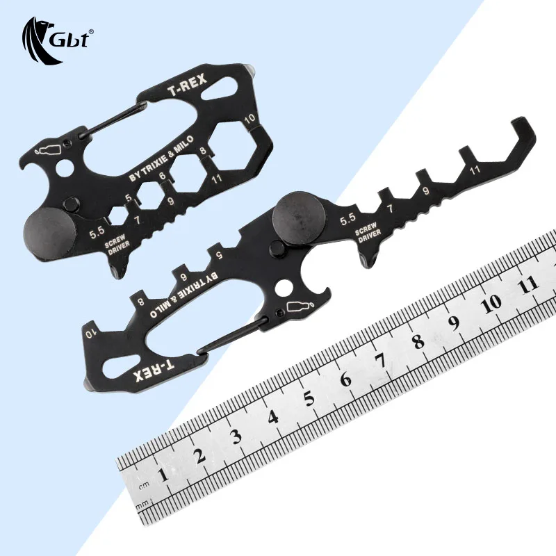 Multi functional pocket tool, keychain, bottle opener, screwdriver, portable combination tool