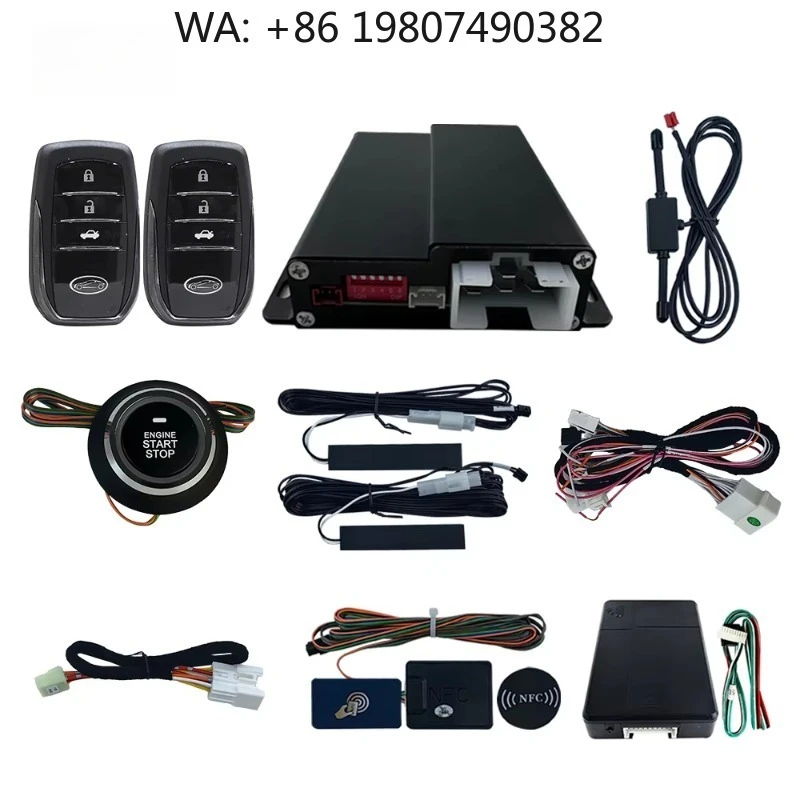 Mobile Phone Remote Start Ignition Push Button Switch PKE Keyless Entry for MARK X Camry