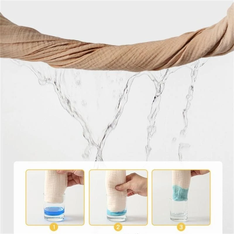 J15U 침을 흘리는 아기 턱받이 신생아 거즈 면화 간호 턱받이 부드러운 트림 천 베개 커버 높은 흡수성 유아 트림 천