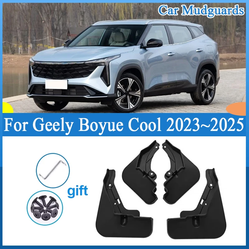 

Car Mudguard for Geely Boyue Cool G426 Accessories 2023 2024 2025 Fenders Guard Splash Flap Mudflaps Front Rear Wheels Mud Flap