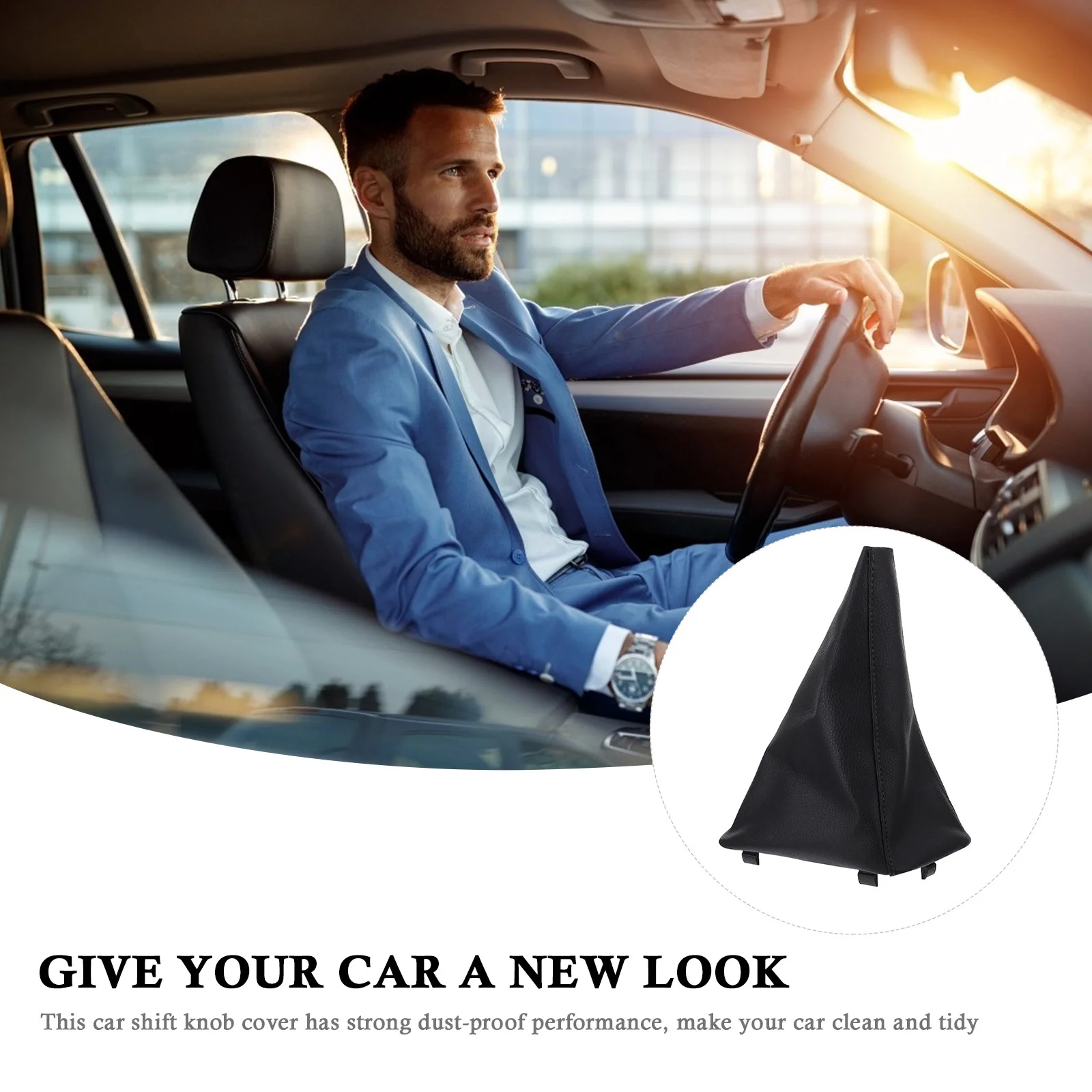 

Car Dust-Proof Knob Cover Gear Shifter Boot Manual Gear Gaiter 99 Auto Accessories Parts Knob Cover