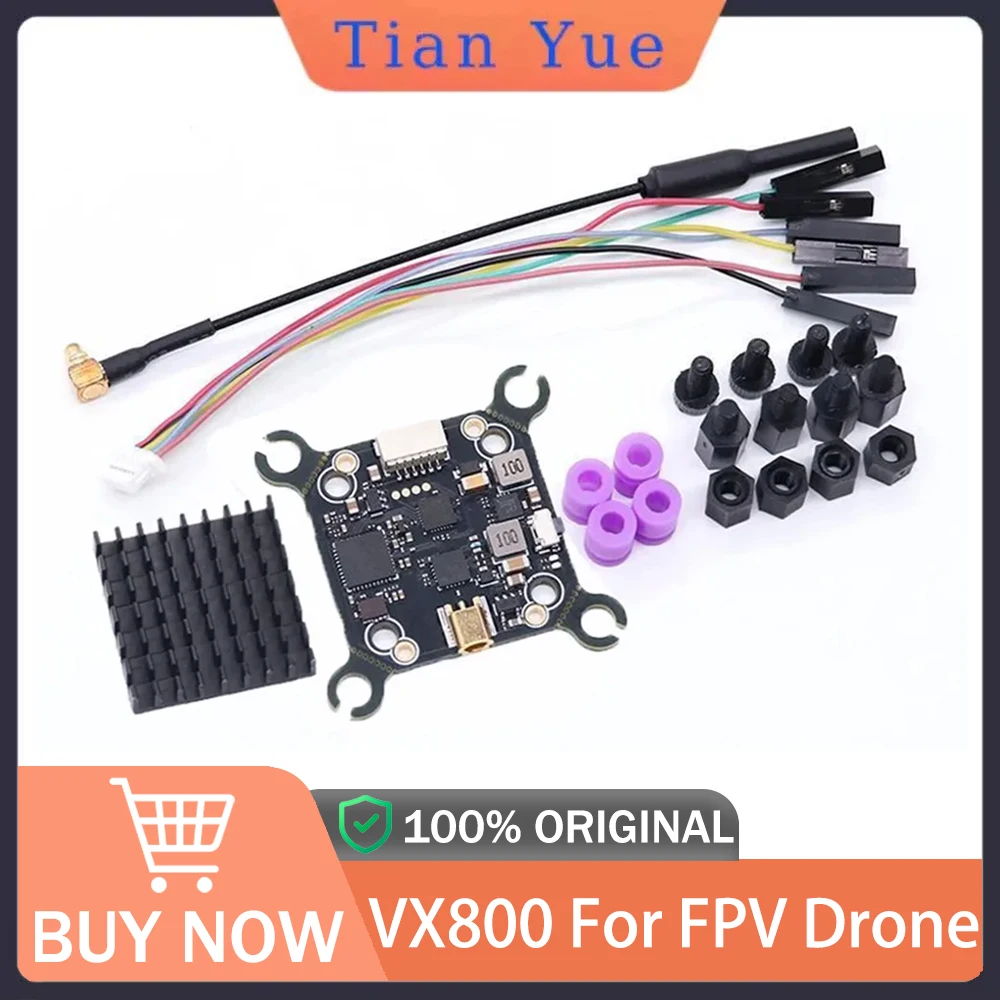 

B-CUBE High Power 5.8G VTX — 48-канальный регулируемый питмод 25-2500 мВт сверхдальнего действия для гоночного дрона FPV, радиоуправляемого самолета