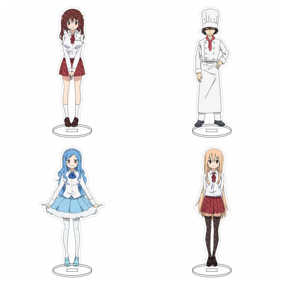 

HOT Anime Himouto Umaru-chan Character Models Display Desk Decor Acrylic Stand Standing Statues Fans Collections Merch Gifts