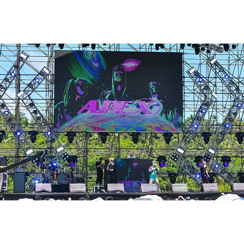 P3.91 500x1000mm HD Outdoor Stage LED Panel Large Event Concert Rental Video Wall Display Screen