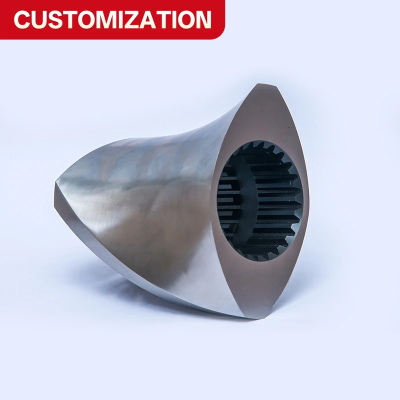 OEM Extruder Screw Elements ZME TME Tool Steel for Twin Screw Extruder Food Feed Processing Extrusion Parts Casting auger screw