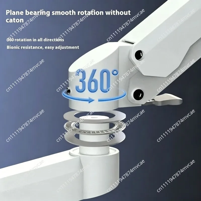 Wall-mounted monitor bracket 20KG industrial medical equipment robotic arm computer screen bracket with keyboard bracket T8