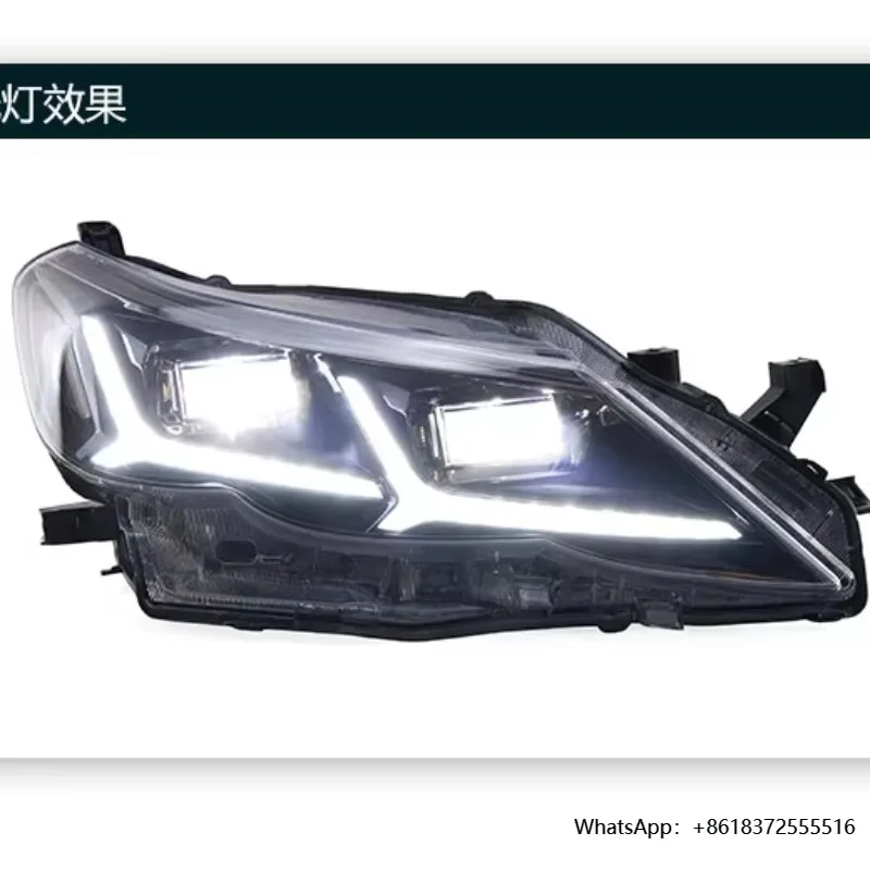 

X Wholesales Manufacture LED Car Lamp New Design For 2011 2012 2013 Toyota Reiz Headlight Assembly Car Accessories