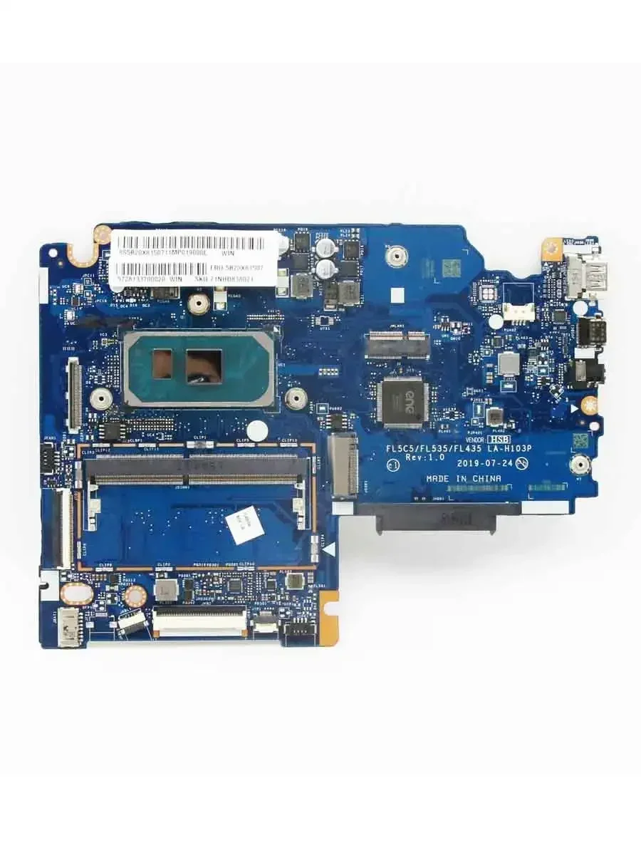 Imagem -06 - para Lenovo Ideapad S34014iil Uma Placa-mãe do Portátil com I5-1035 4gb La-h103p Mainboard