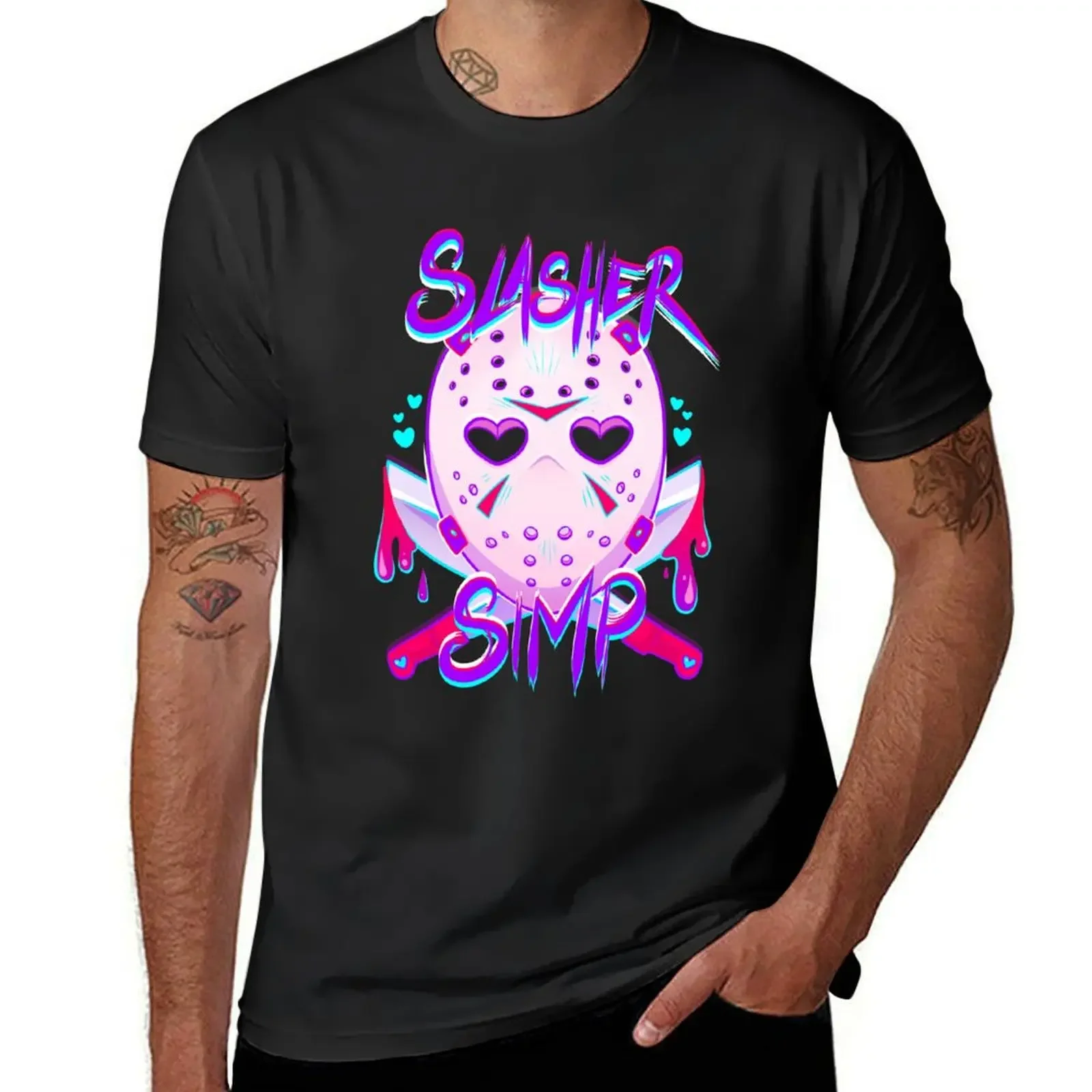 

Slasher Simp T-Shirt Blouse oversized men clothings