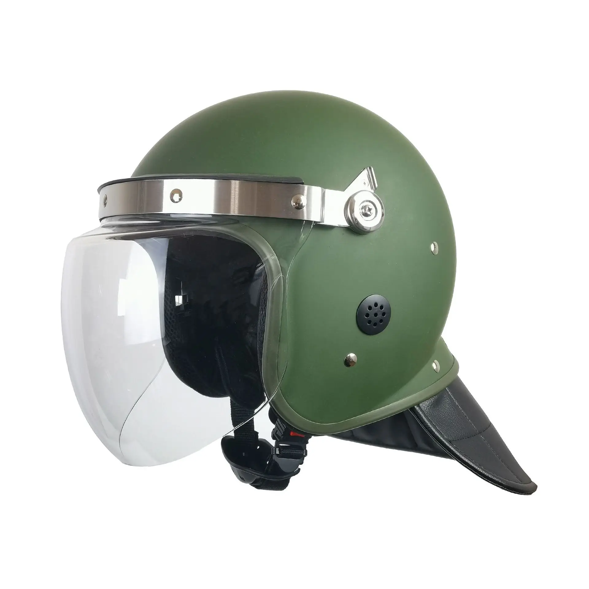 Thickened Military Green Riot Protection Helmet Safety Helmet Riot Protection Helmet Outdoor Duty Helmet