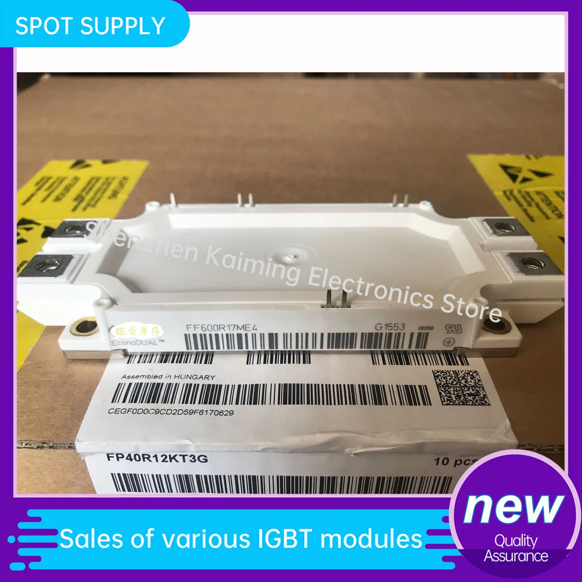 

NEW AND IGBT MODULE FF450R17ME3 FF450R17ME4 FF600R17ME4 FF300R12ME4 FF450R12ME3 in stock