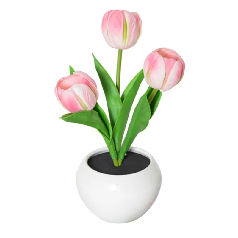 ABNL Tulip Lamp Lights Flower Desk Lamp Led Tulip Night Light For Living Room Bedroom