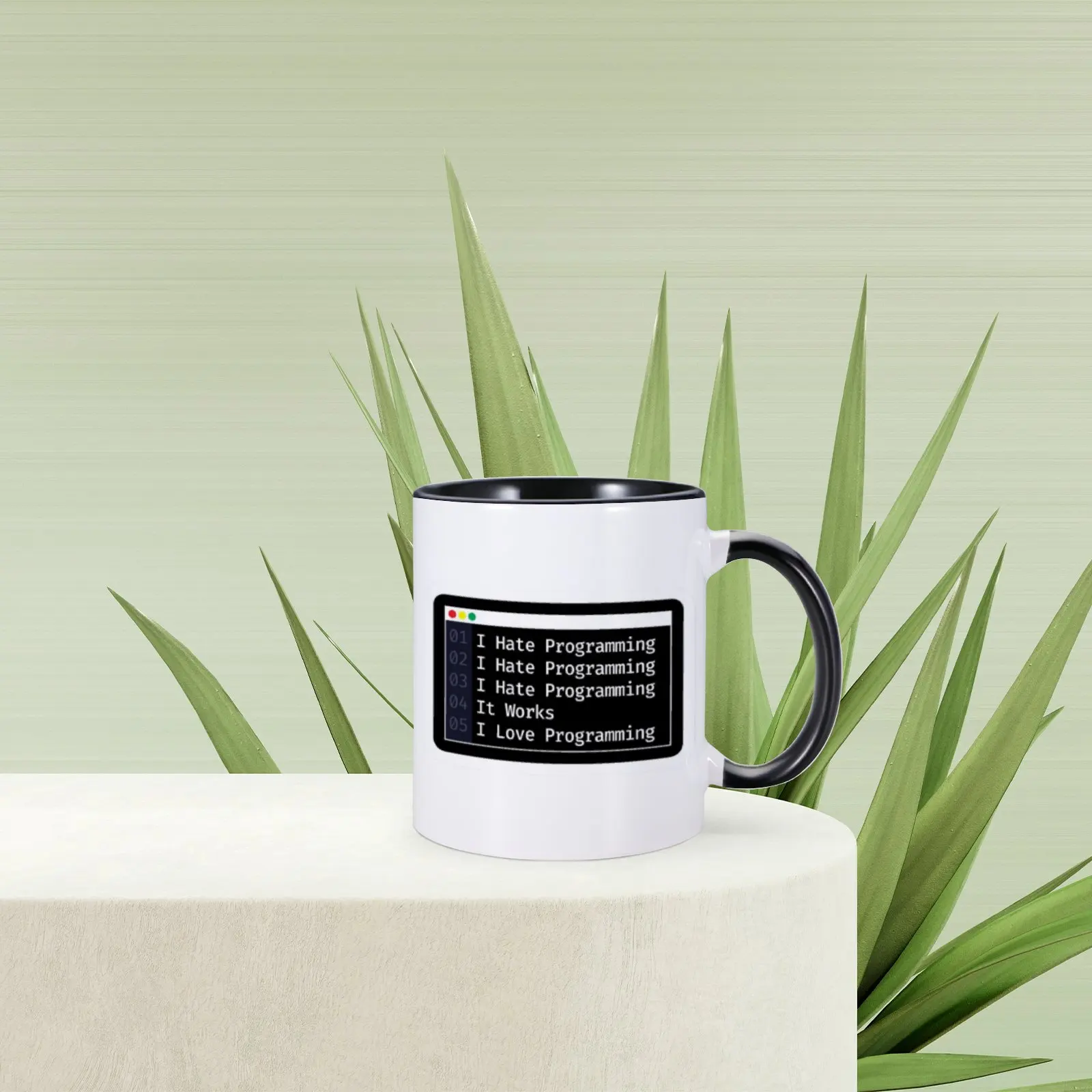 1pc 11oz Funny Code Coffee Mug I Hate Programming Mug for Coworker Programmer IT practitioners Ceramic Cup Drinkware Unique Gift