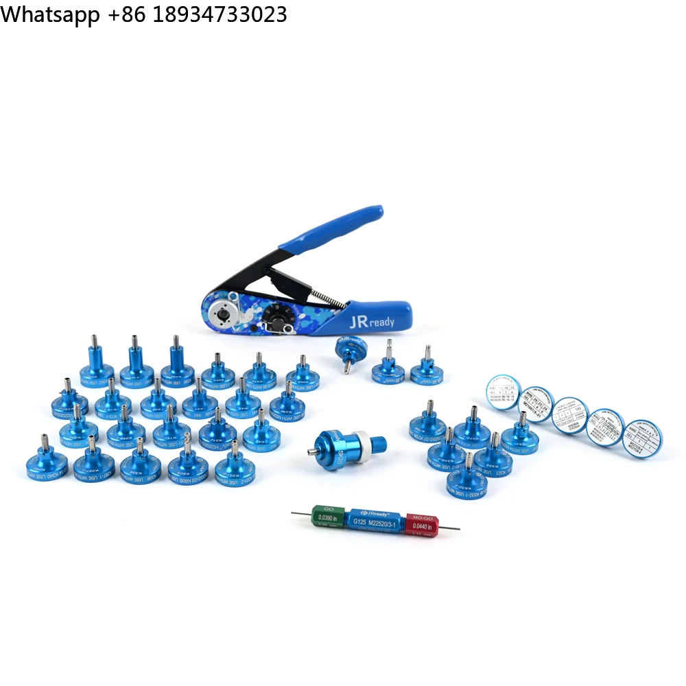 JRready Crimp Kit ST2119-AS2 M22520/2-01 Indent Crimper 36 K Series & Universal Positioner+G125 Go-nogo Gage for 20-32 AWG