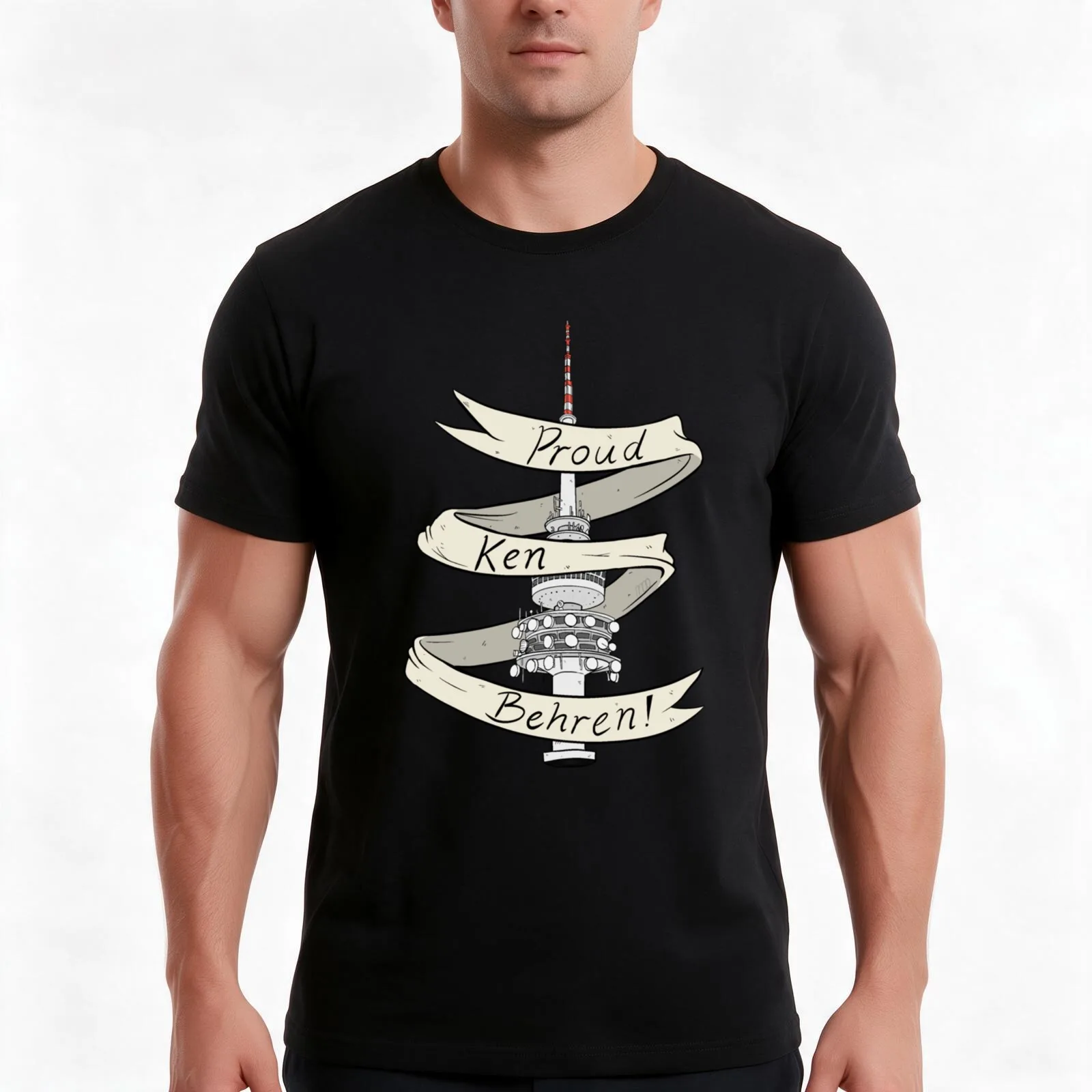 Ken Behren Canberra Logo| Perfect Gift T-Shirt, Summer Casual Cotton Tee, Oversized Streetwear Tops, Vintage Graphic Print