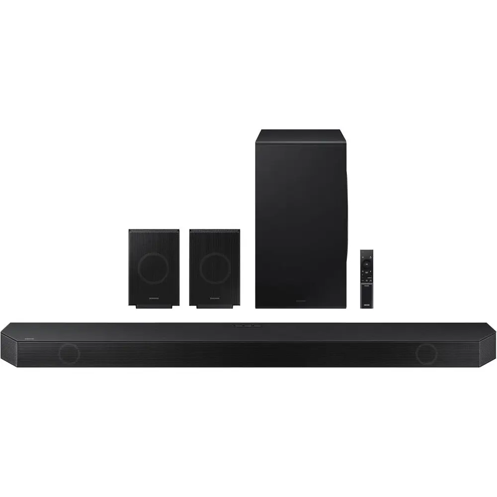 

Саундбар Q990D 11.1.4ch с беспроводным звуком Dolby Atmos, задний динамик в комплекте, Q-Sympy, Spaceit Sound Pro, адаптивный звук, Game e Pro Wi-Fi